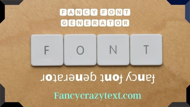 Fancy font generator