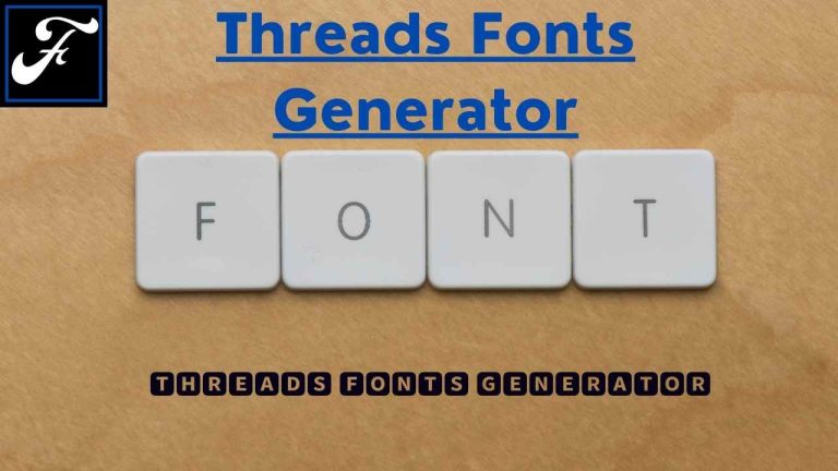 Threads Fonts Generator